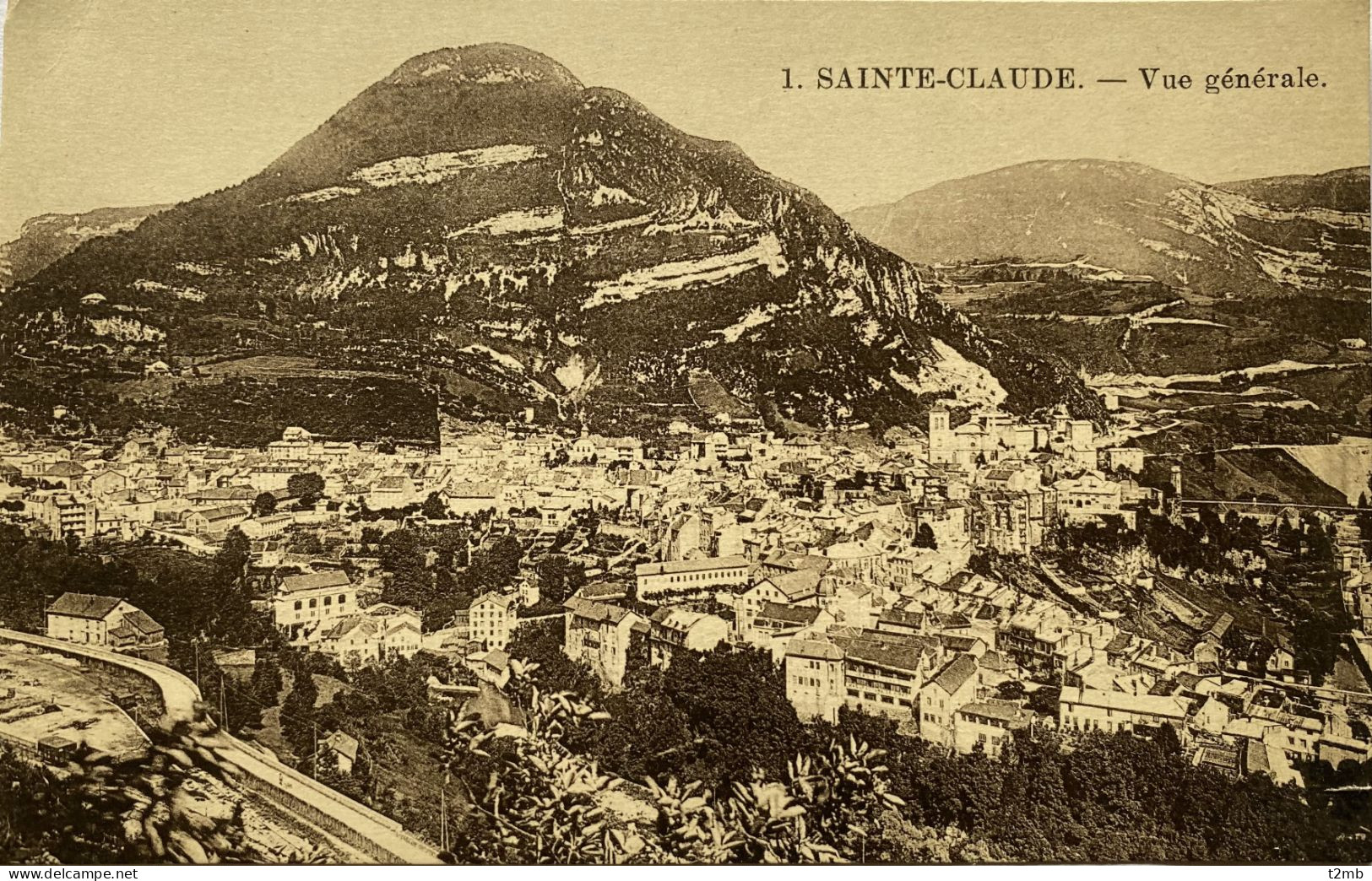 CPA SAINT CLAUDE (Jura) - Vue Générale (n° 1) - Saint Claude