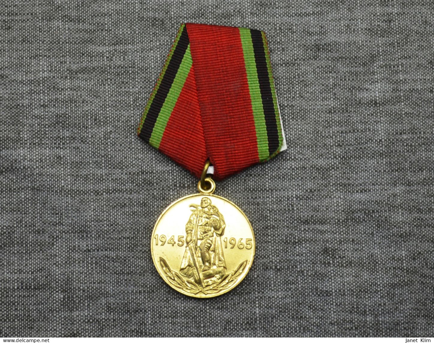 Vintage-Medal USSR-20 Years Of Victory In World War II - Rusland