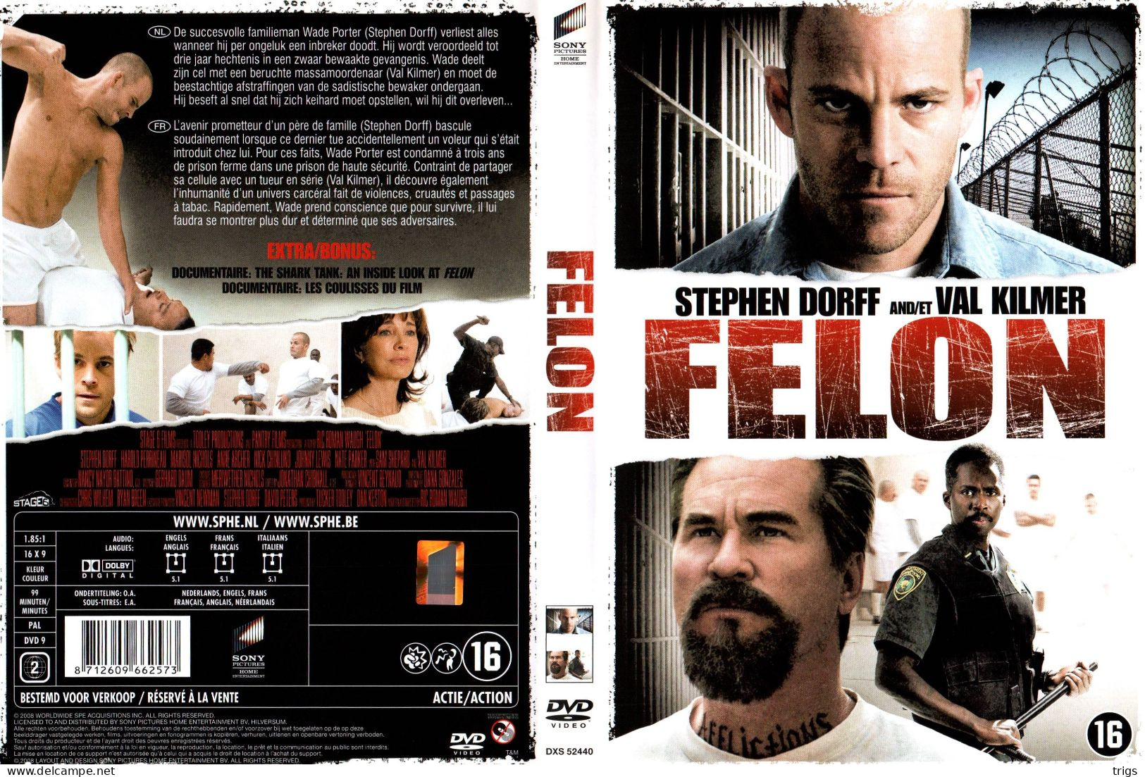 DVD - Felon - Policíacos
