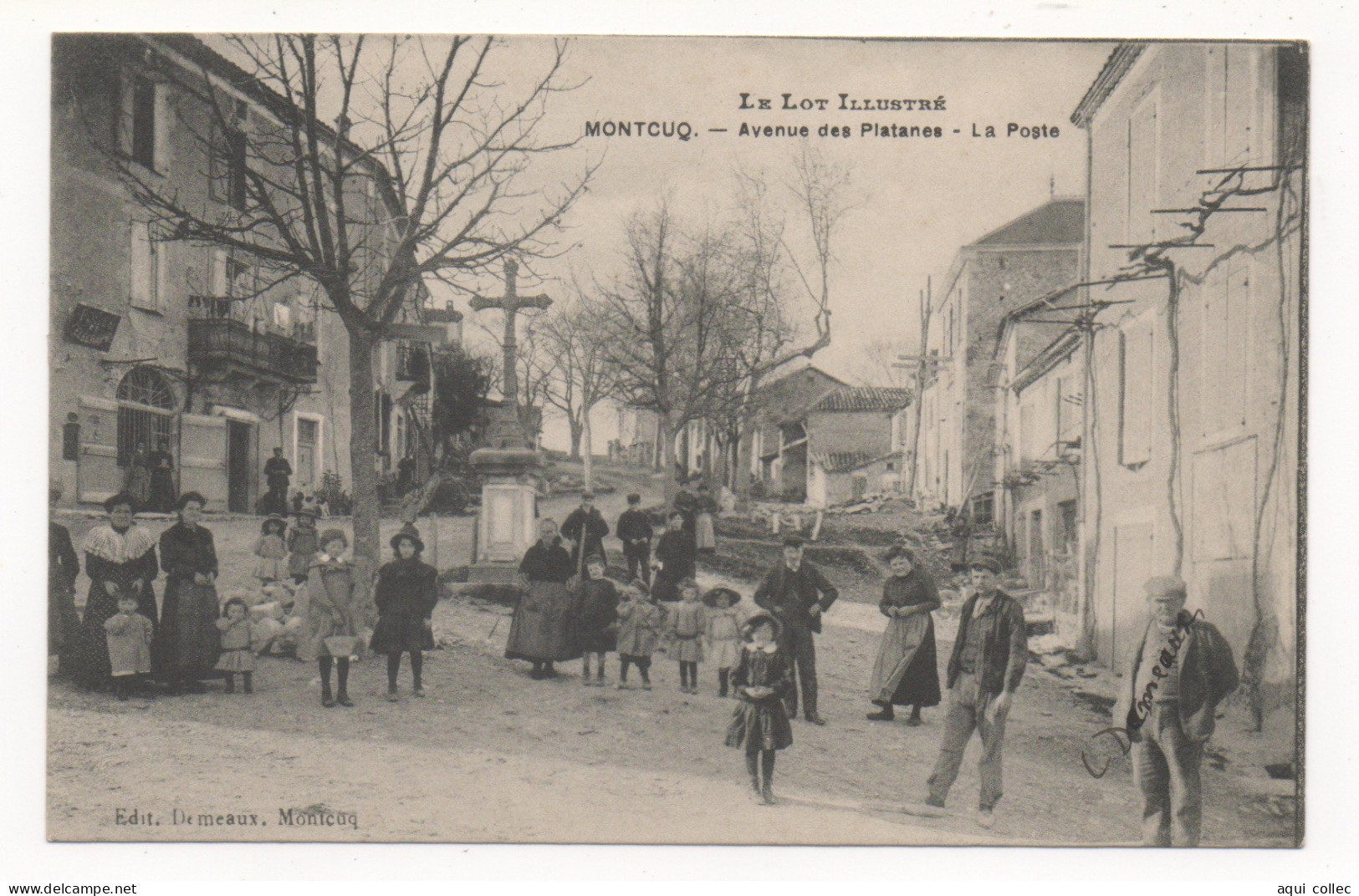 MONTCUQ  46  AVENUE DES PLATANES  - LA POSTE - Montcuq