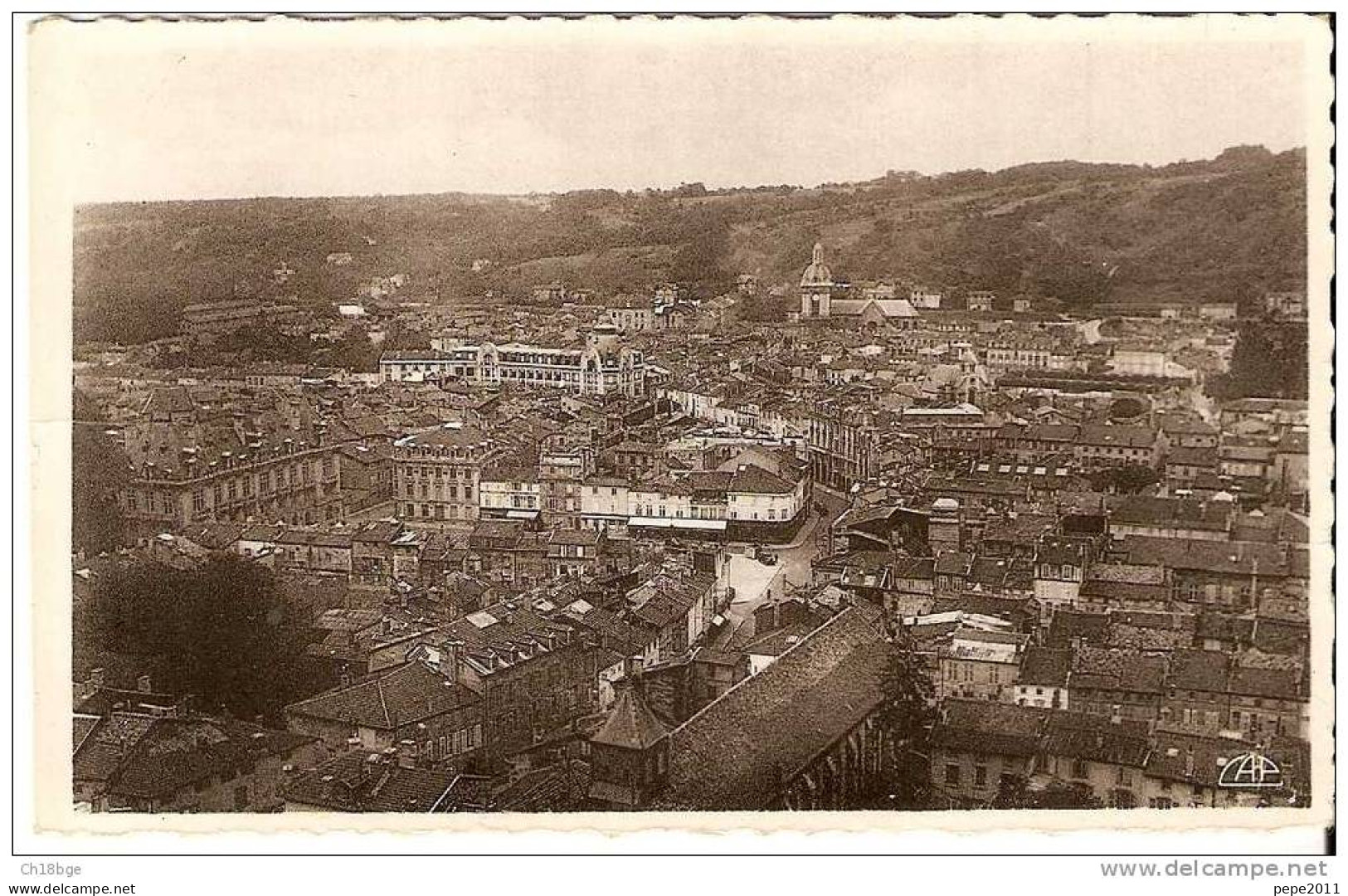 Meuse 55 - LOT De 2 CPA De BAR Le DUC - Tour Horloge Et Vue Générale - Bar Le Duc