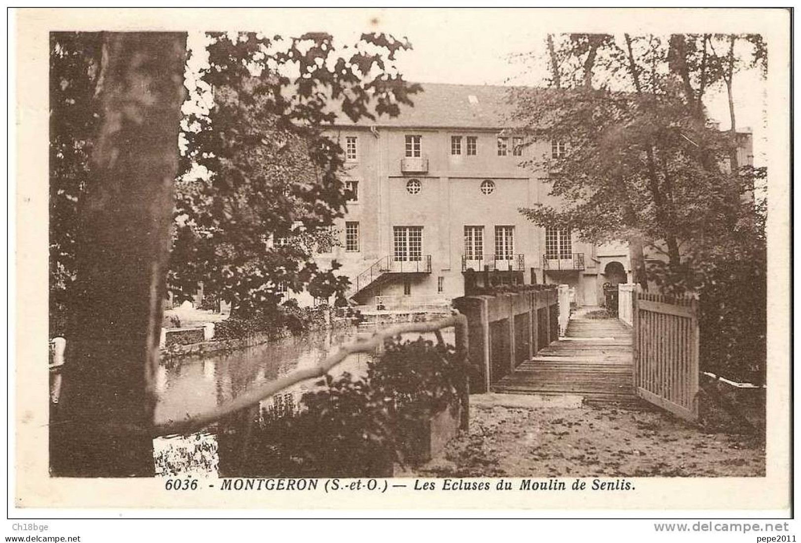 Essonne 91 - CPA MONTGERON - Les écluses Du Moulin De Senlis - Montgeron