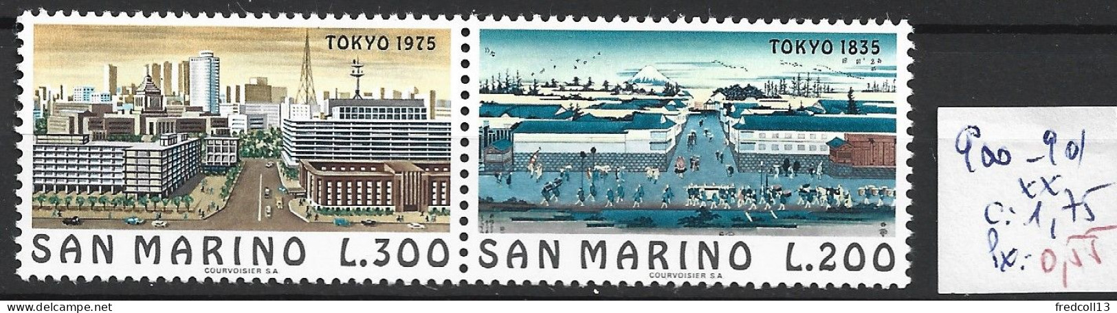 SAINT-MARIN 900-01 ** Côte 1.75 € - Ungebraucht