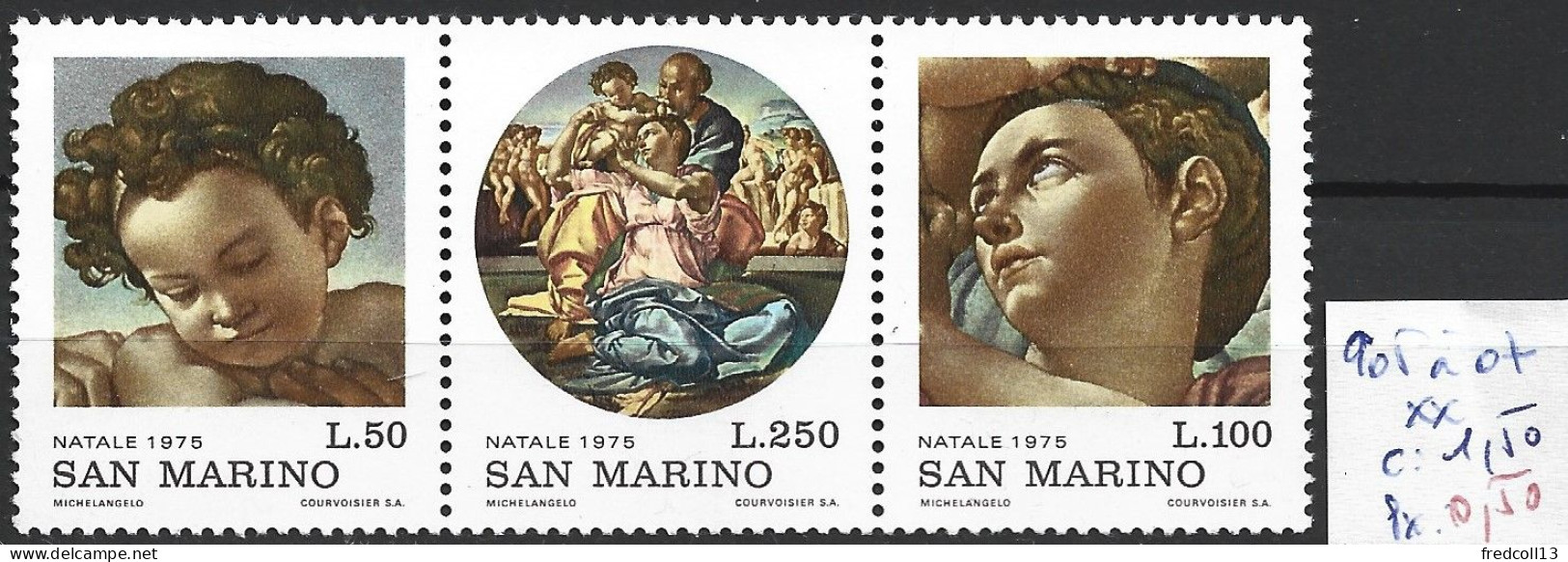 SAINT-MARIN 905 à 07 ** Côte 1.50 € - Unused Stamps