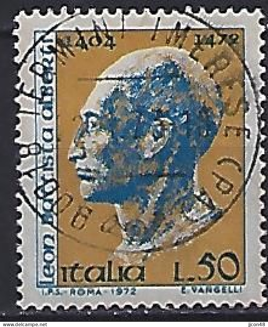 Italy 1972  Leon Battista Alberti  (o) Mi.1384 - 1971-80: Oblitérés