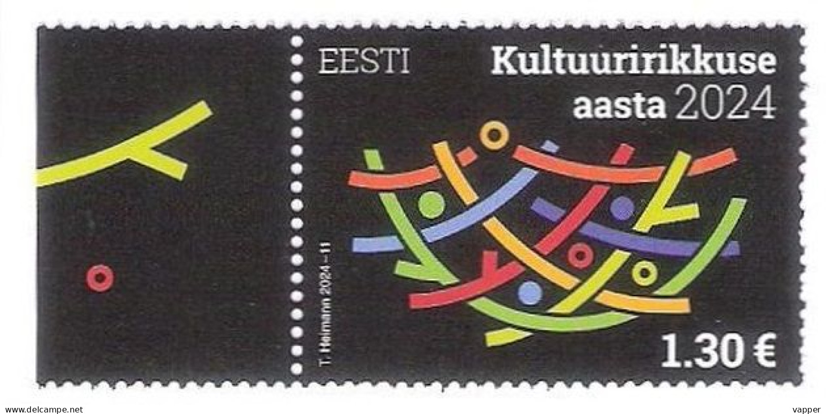 The Cultural Diversity Year 2024 Estonia MNH Stamp  Mi 1104 - Estland