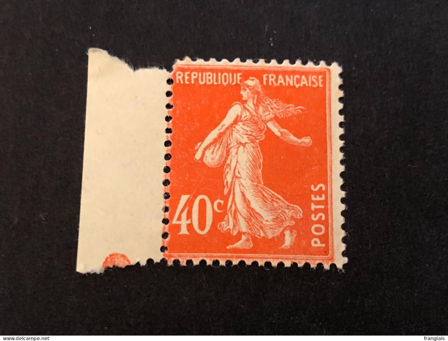 FRANCE Timbre 194 40c Vermillon, Neuf Sans Charnières, Cote 6€ - Unused Stamps