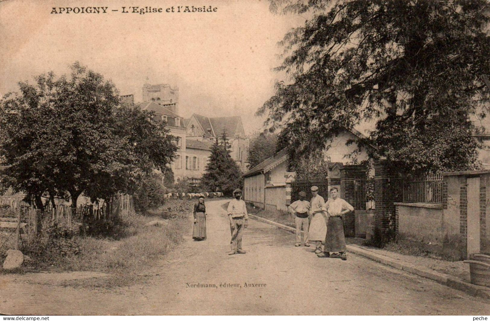 N°2336 W -cpa Appoigny -l'église Et L'Abside- - Appoigny