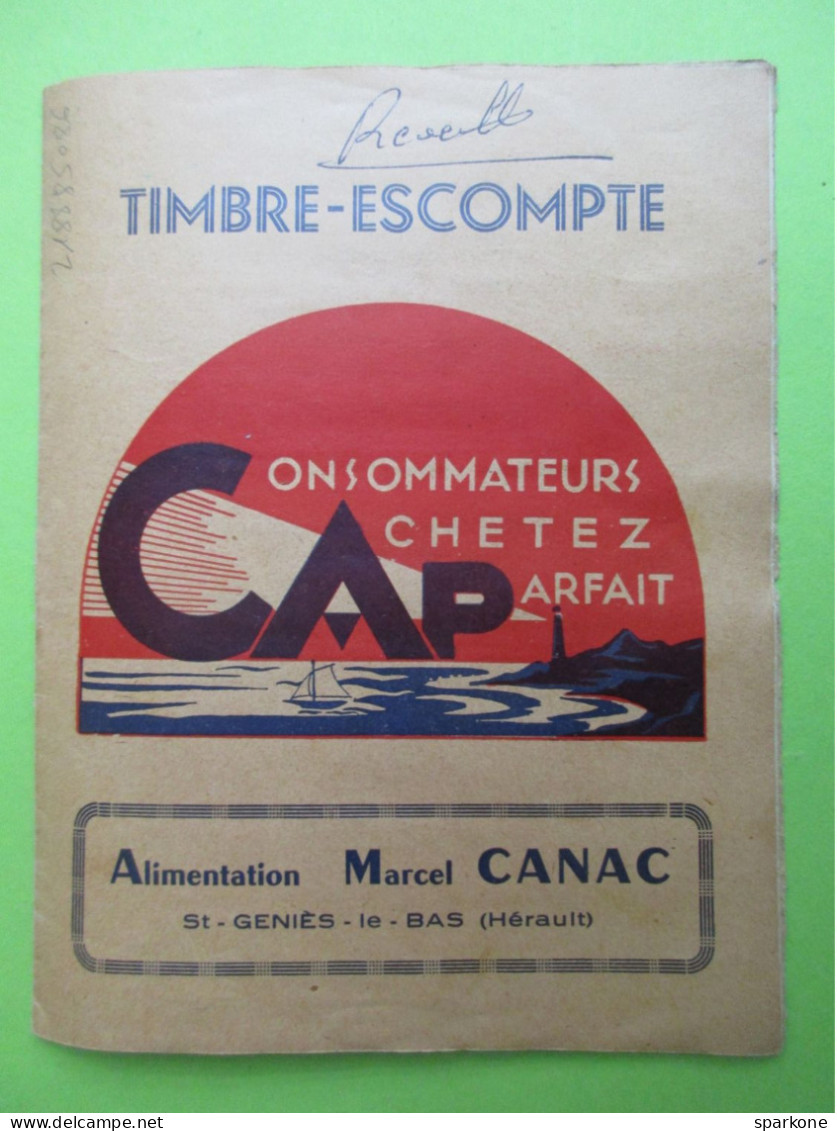 Carnet Timbre Escompte - Consommateurs Achetez Parfait - Alimentation Marcel Carnac - Autres & Non Classés