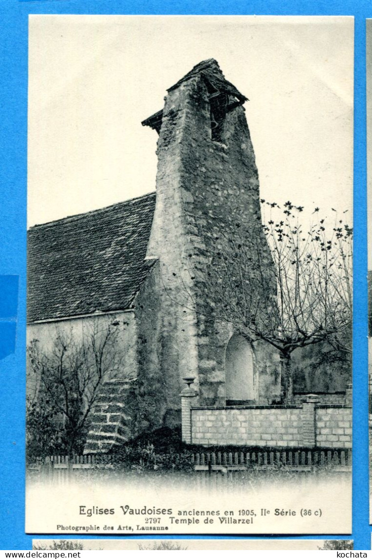 VIX099, Villarzel, Temple, Eglise Vaudoise, 2797, Non Circulée - Villarzel