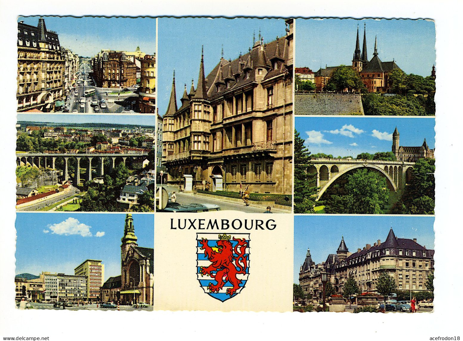 LUXEMBOURG - Carte Multivues - Andere & Zonder Classificatie