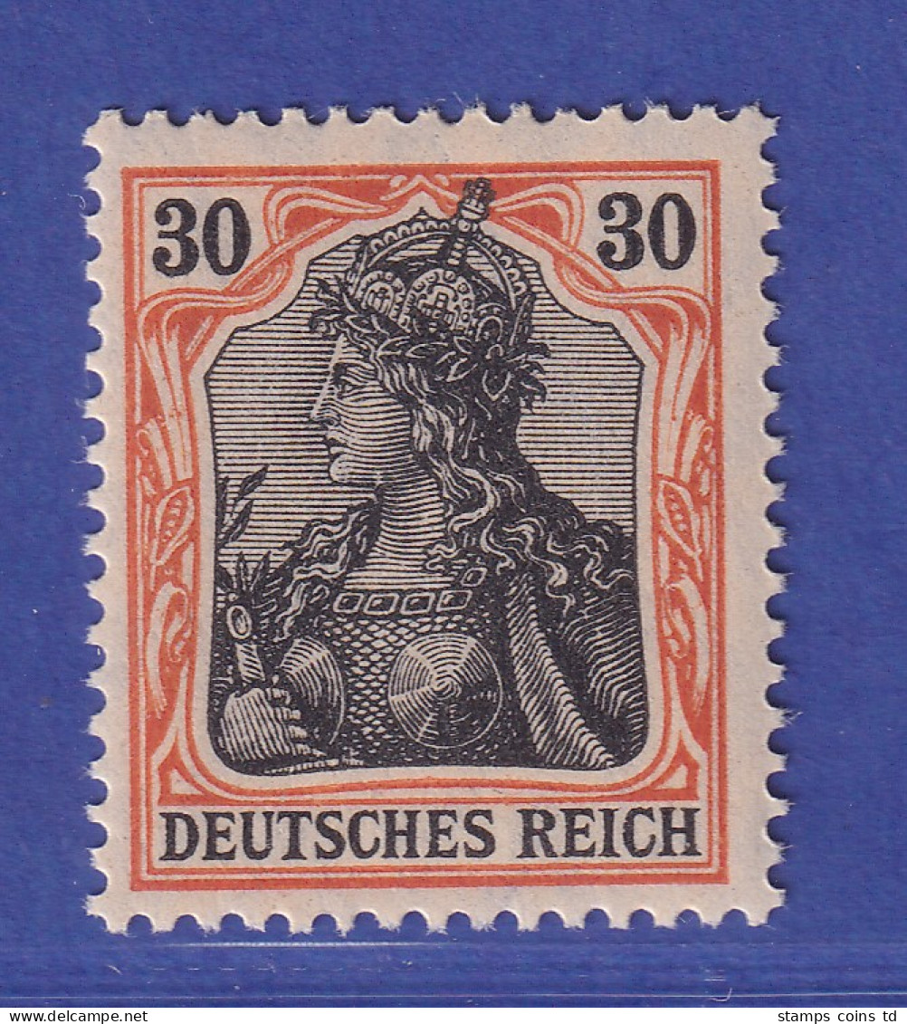 Dt. Reich 1905 Germania 30 Pf Mi.-Nr. 89 Ix Postfrisch ** - Nuovi