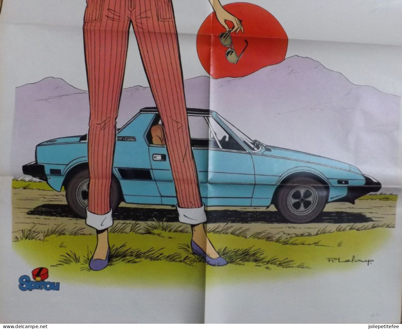 Maxi Poster.  " YOKO TSUNO "    R. LELOUP.  1980 - Affiches