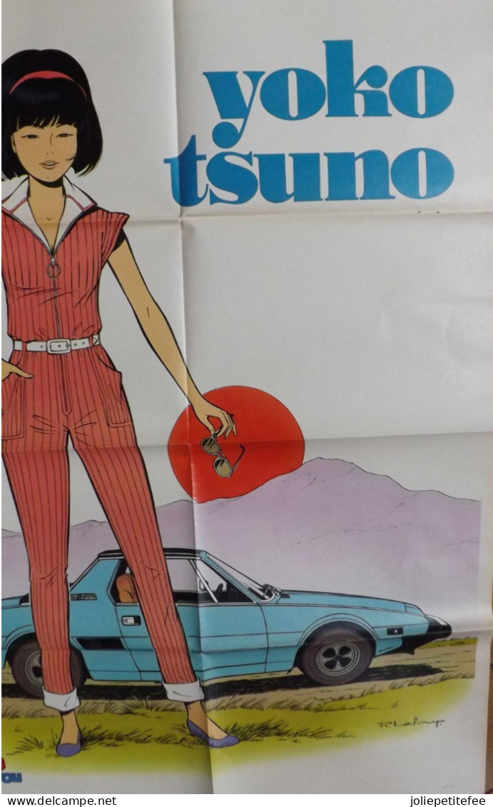 Maxi Poster.  " YOKO TSUNO "    R. LELOUP.  1980 - Afiches