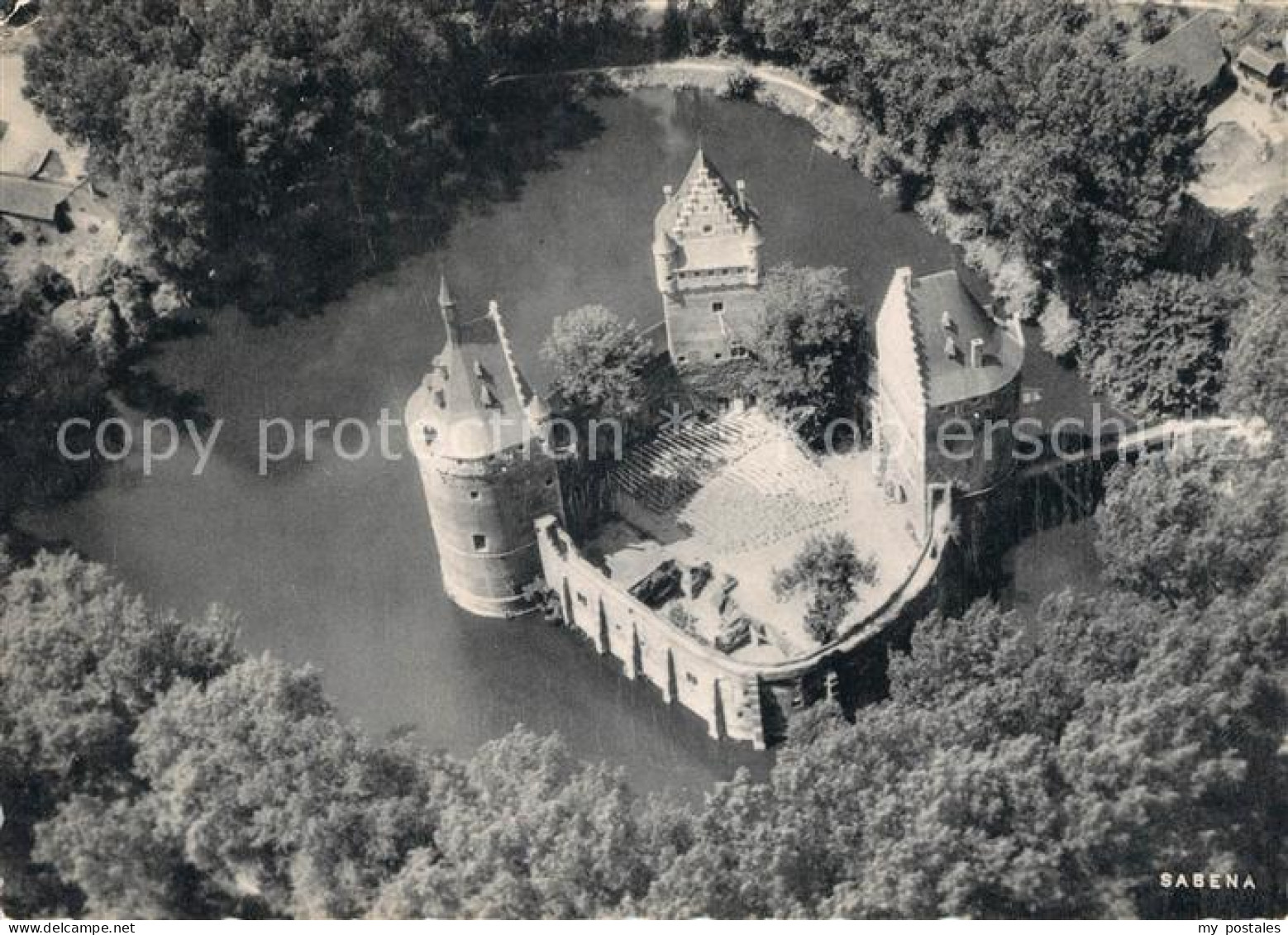 73240550 Beersel Chateau Kasteel Schloss Fliegeraufnahme Beersel - Beersel