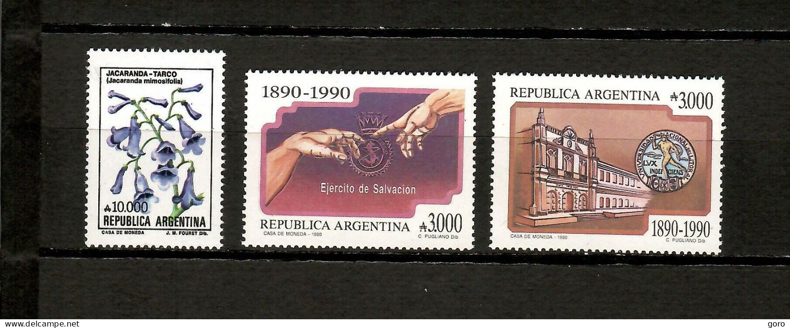 Argentina  1990  .-  Y&T  Nº  1725-1739/40    ** - Nuovi