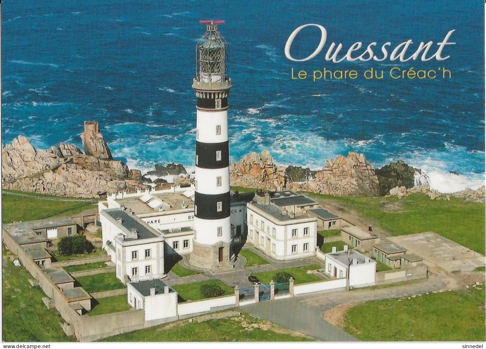 PHARE DE CREAC H  ILE D OUESSANT  FRANCE  CARTE  NEUVE  VOIR SCAN POUR ETAT - Phares