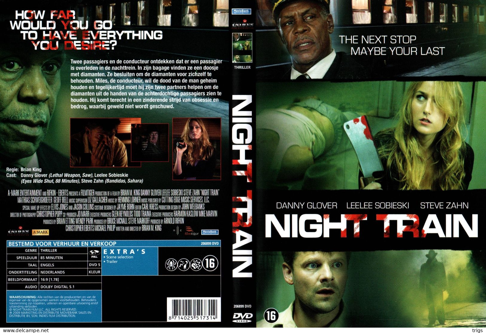 DVD - Night Train - Politie & Thriller
