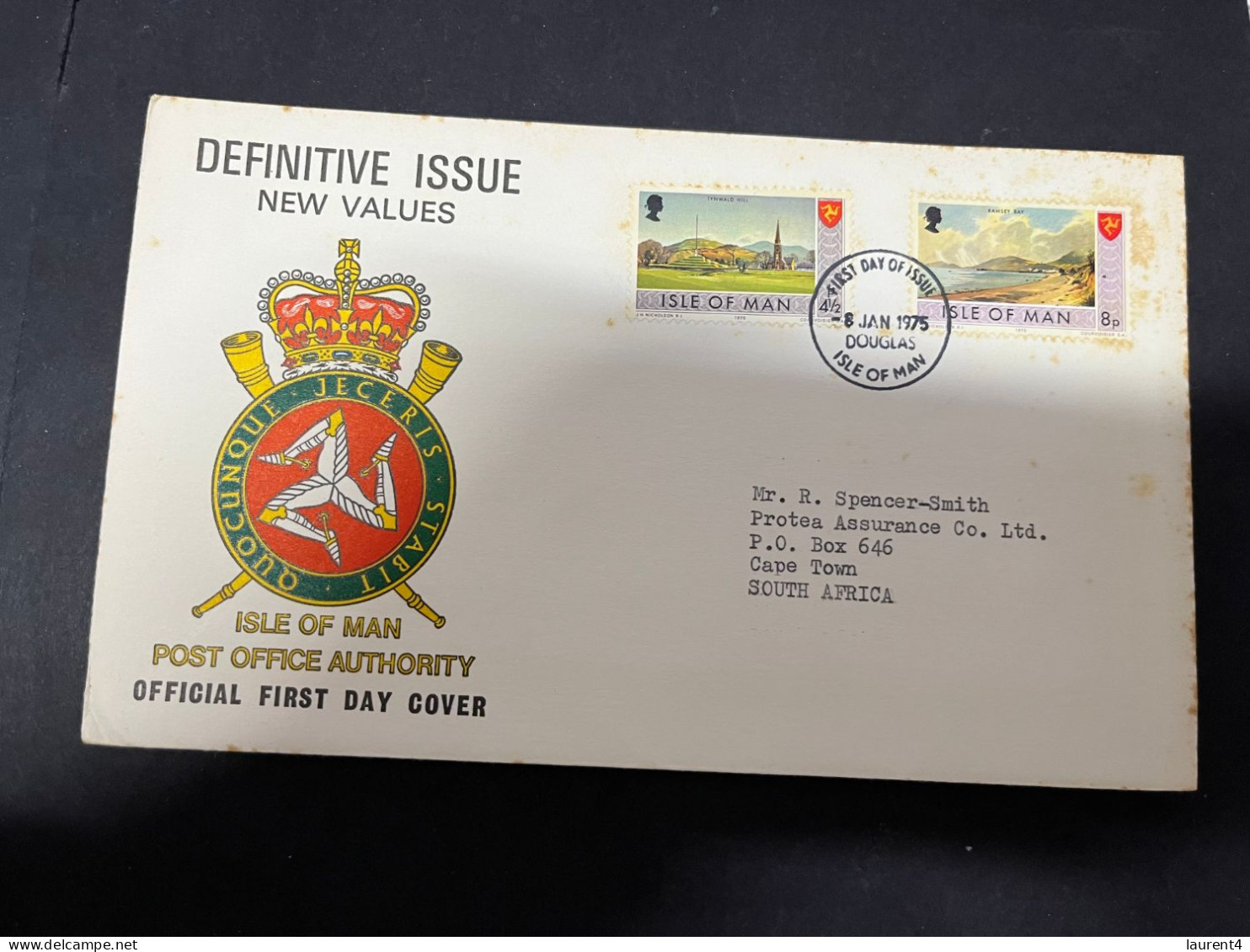 8-5-2024 (4 Z 29)  FDC (Isle Of Man) Definitive Issue ( Some Rust ) 2 Covers - Isla De Man