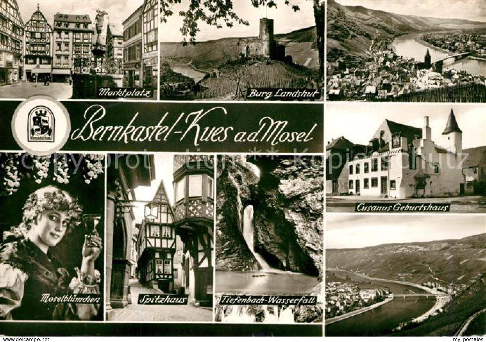 73239153 Bernkastel-Kues Cusanus Geburtshaus Tiefenbach-Wasserfall Marktplatz Be - Bernkastel-Kues