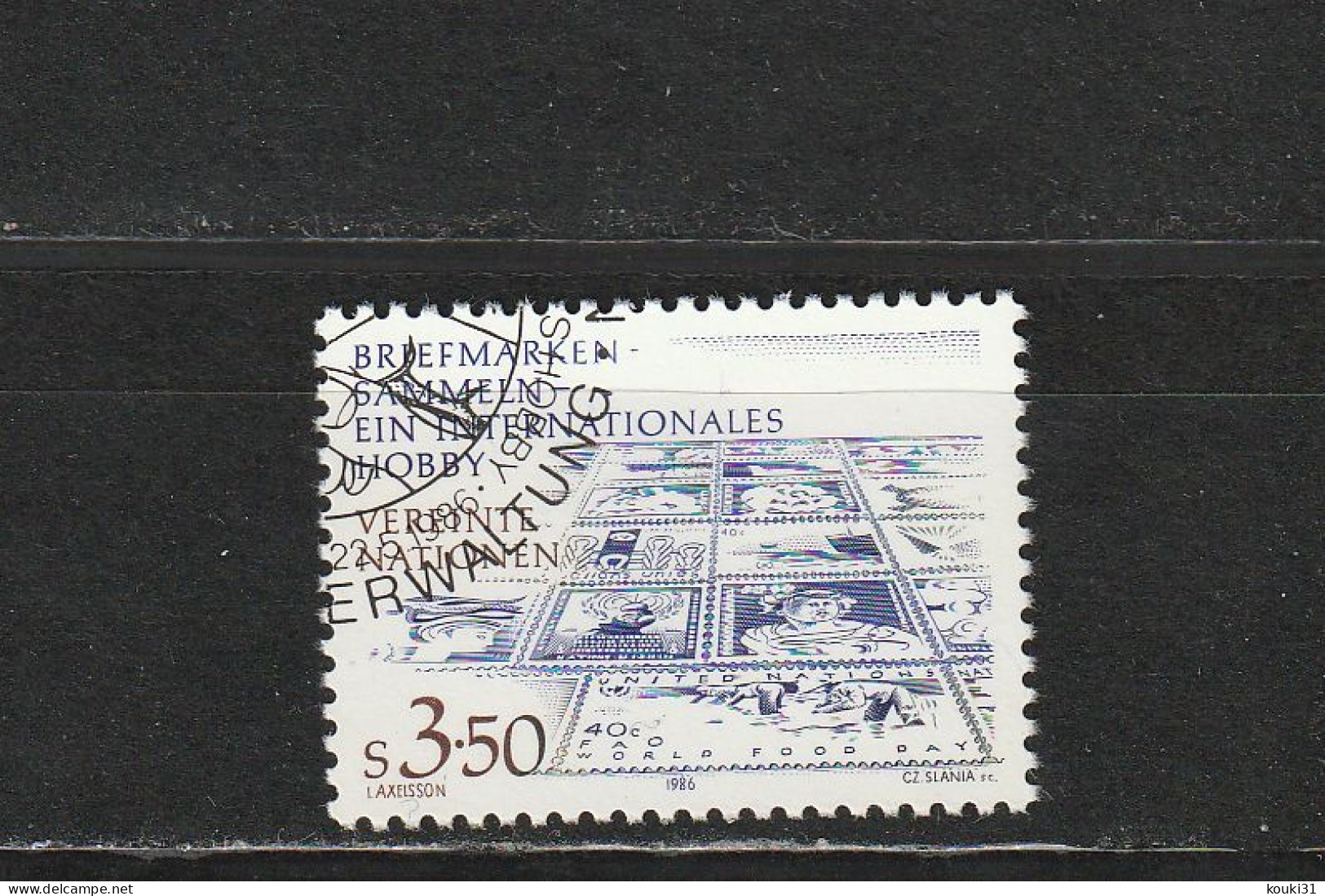 Nations Unies (Vienne) YT 60 Obl : Philatélie - 1986 - Used Stamps