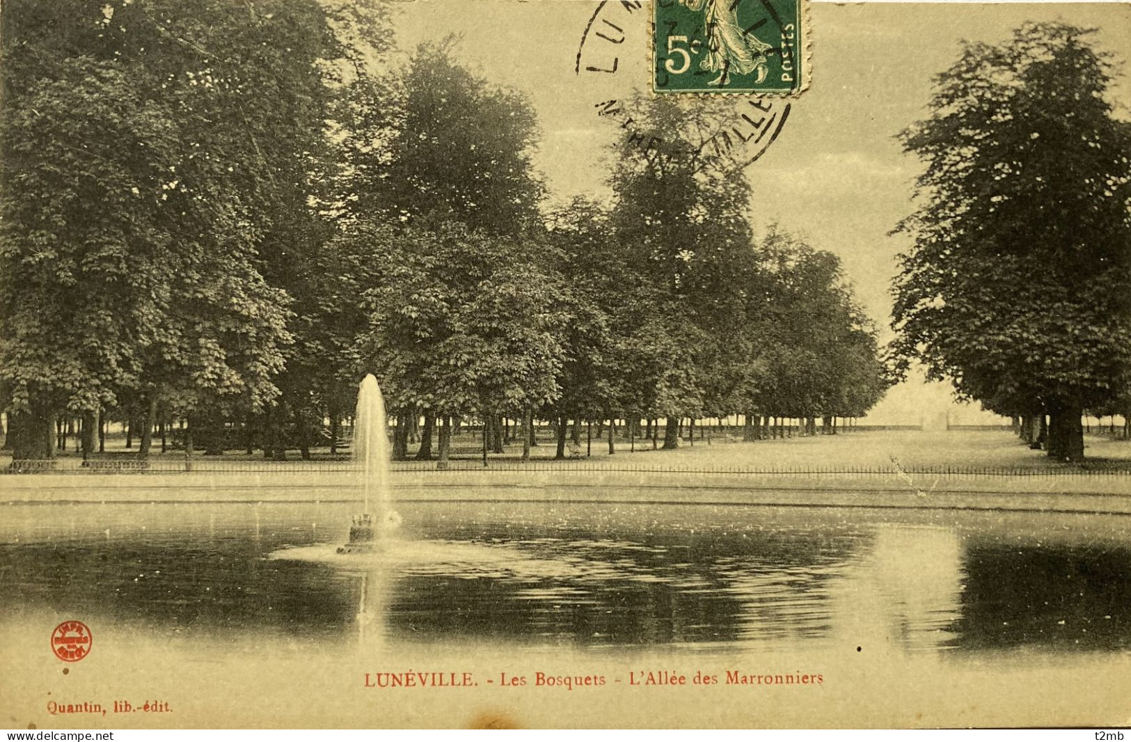CPA LUNEVILLE (Meurthe Et Moselle) - Les Bosquets - L'Allée Des Marronniers - Luneville
