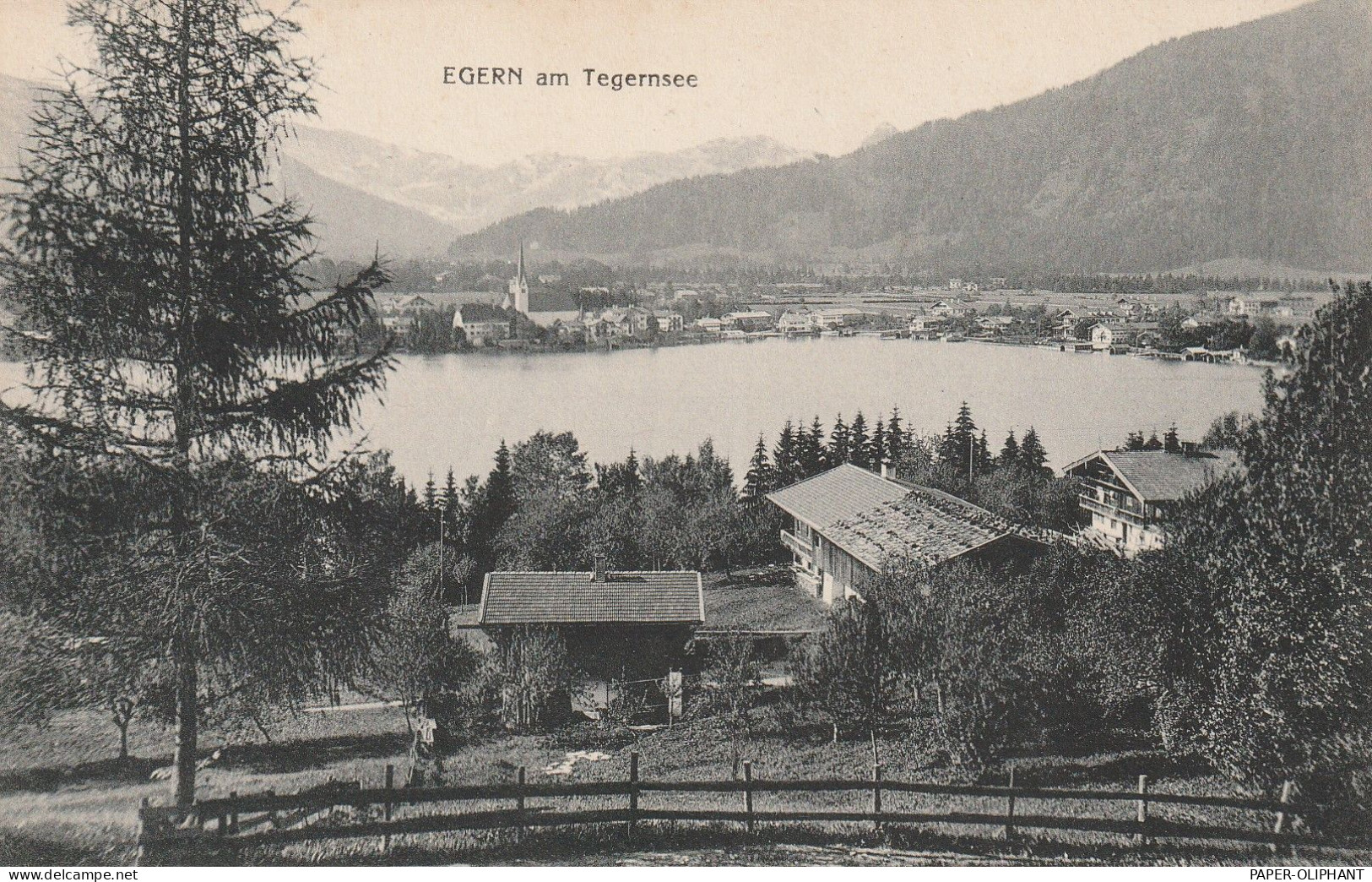 8183 ROTTACH - EGERN, Blick über Den See Auf Egern - Miesbach