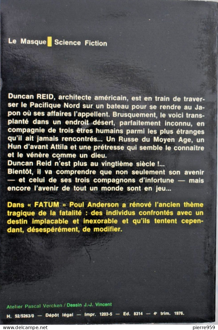 Fatum - Poul Anderson - Le Masque SF