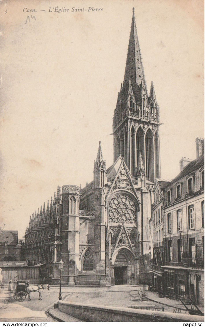 14-Caen  L'Eglise Saint-Pierre - Caen