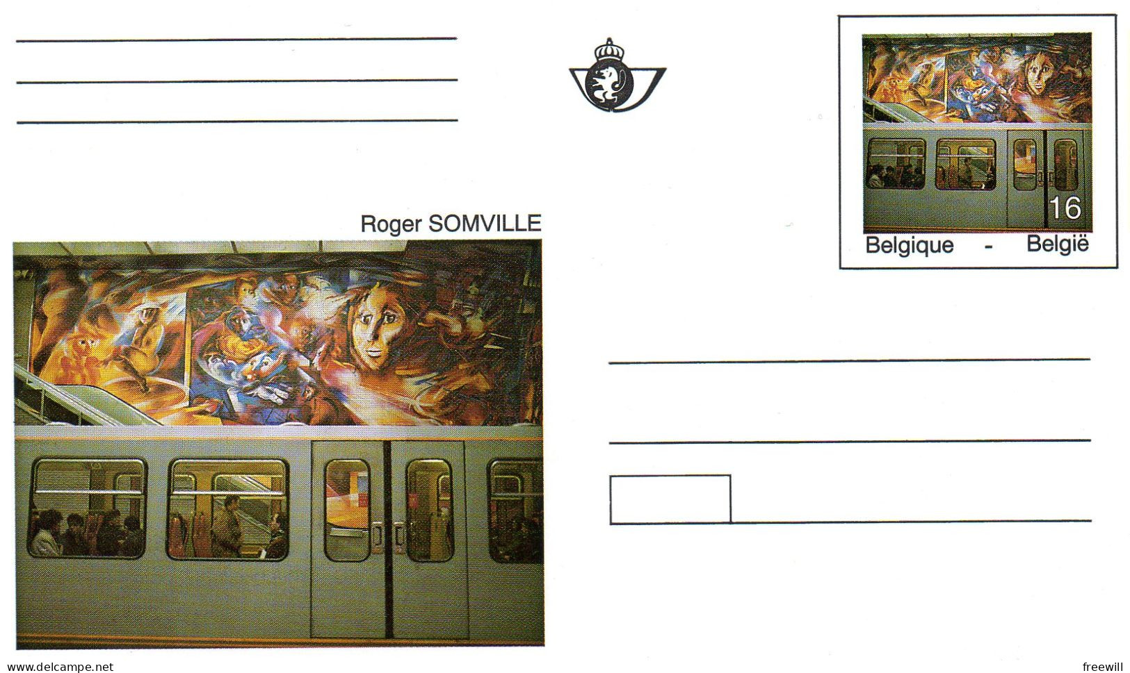 L'art Dans Le Métro Bruxellois   Roger Somville XXX - Other & Unclassified