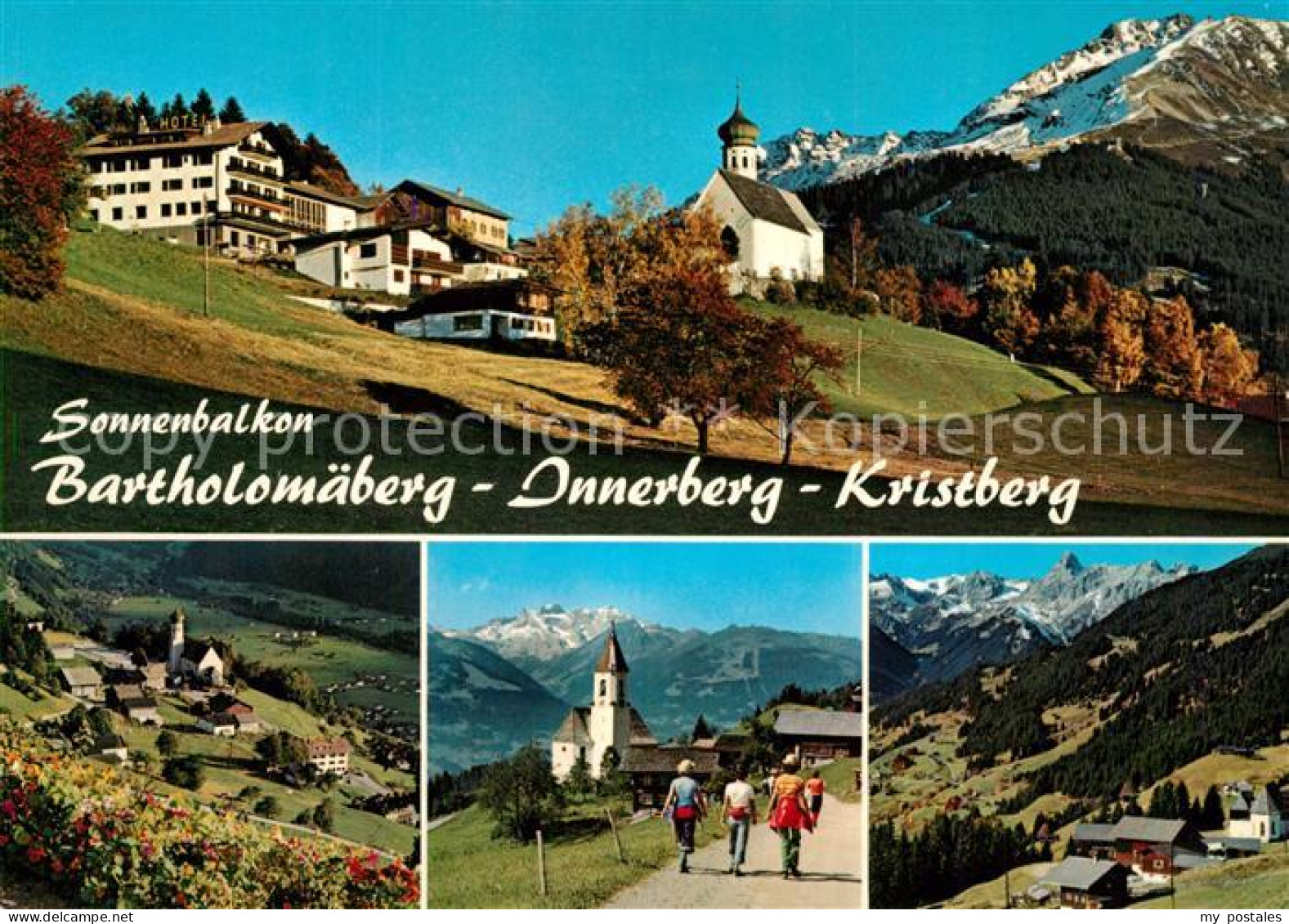 73239079 Bartholomaeberg Vorarlberg Innerberg Kristberg  Bartholomaeberg Vorarlb - Autres & Non Classés