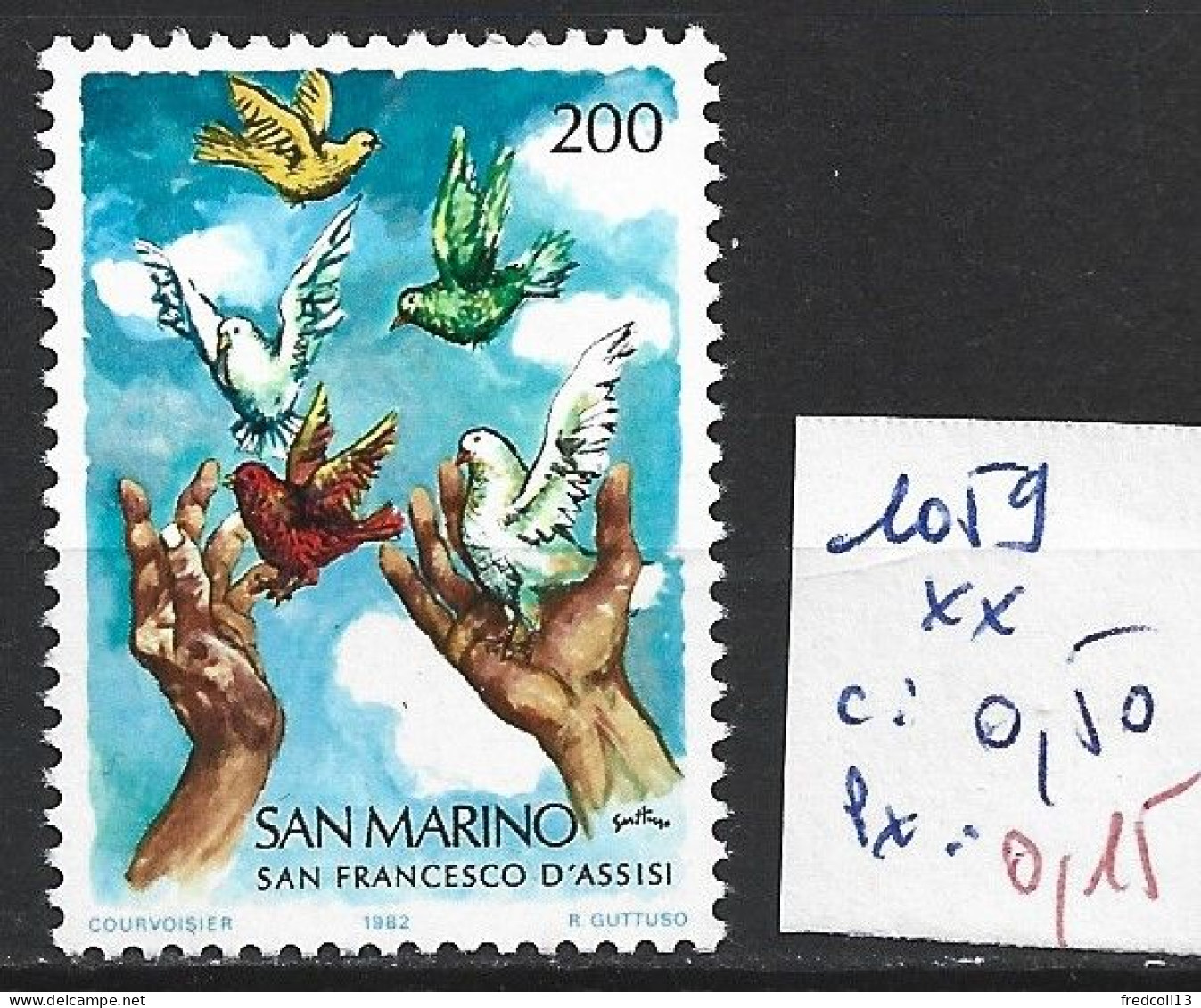 SAINT-MARIN 1059 ** Côte 0.50 € - Unused Stamps