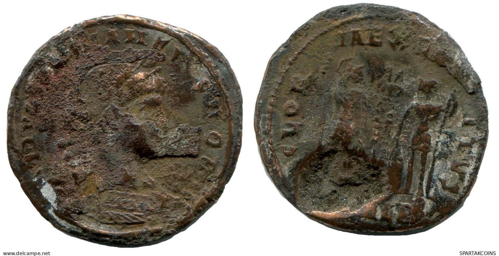 CONSTANTIUS II ALEKSANDRIA FROM THE ROYAL ONTARIO MUSEUM #ANC10448.14.D.A - Der Christlischen Kaiser (307 / 363)