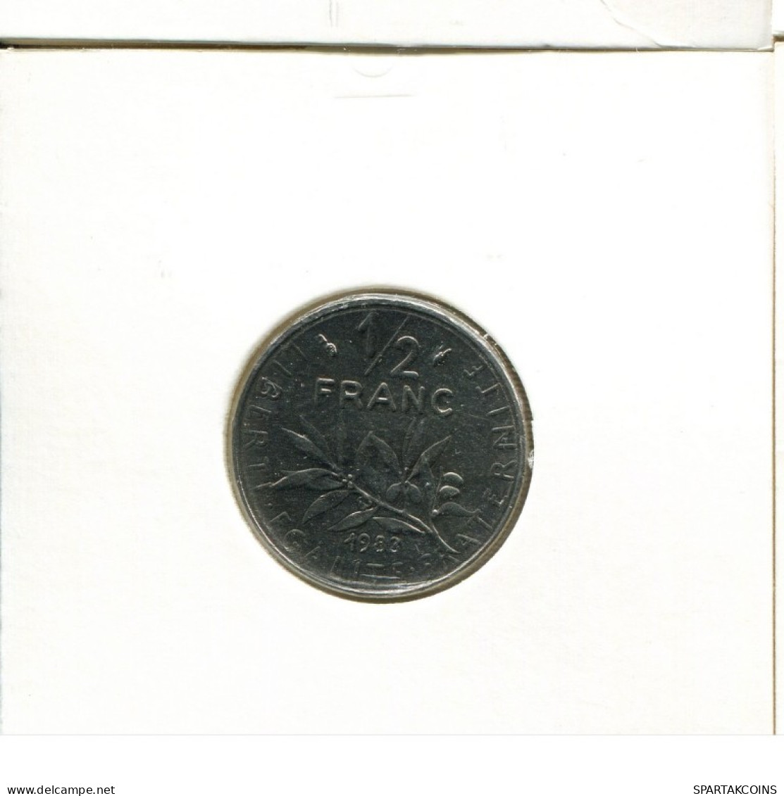 1/2 FRANC 1983 FRANCE Coin French Coin #AK489.U.A - 1/2 Franc