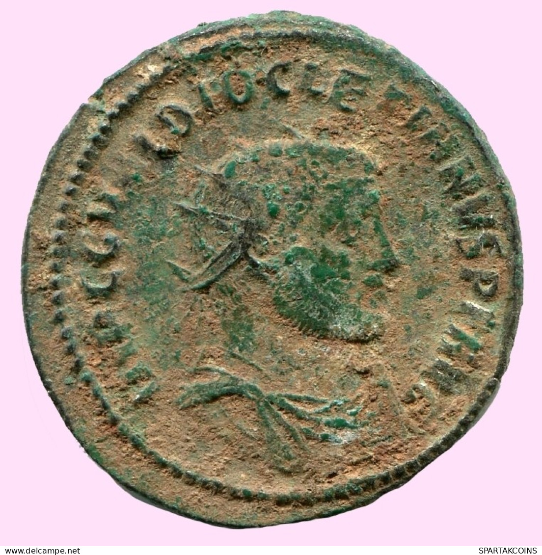 DIOCLETIAN ANTONINIANUS ANTIOCH IOVETHERCVCONSERAVGG Z/XXI #ANC12194.43.E.A - The Tetrarchy (284 AD To 307 AD)