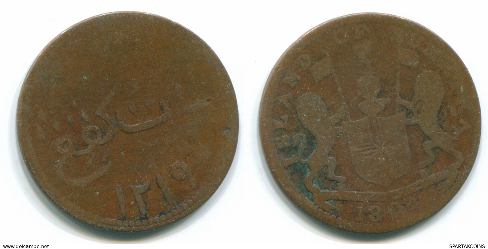 1 KEPING 1804 SUMATRA BRITISH EAST INDIES Copper Colonial Moneda #S11790.E.A - Indien
