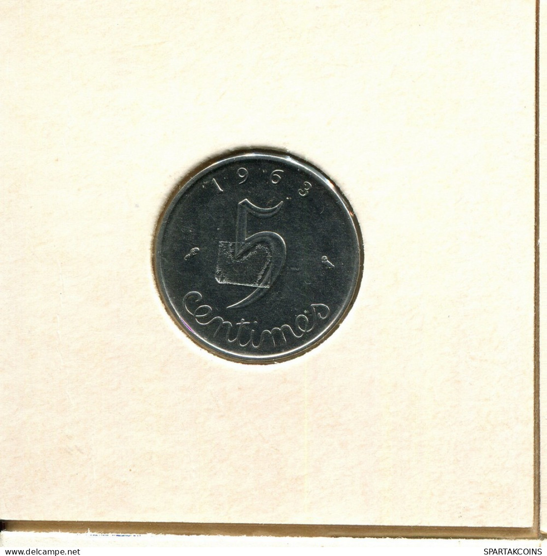 5 CENTIMES 1963 FRANCE Pièce #BB407.F.A - 5 Centimes