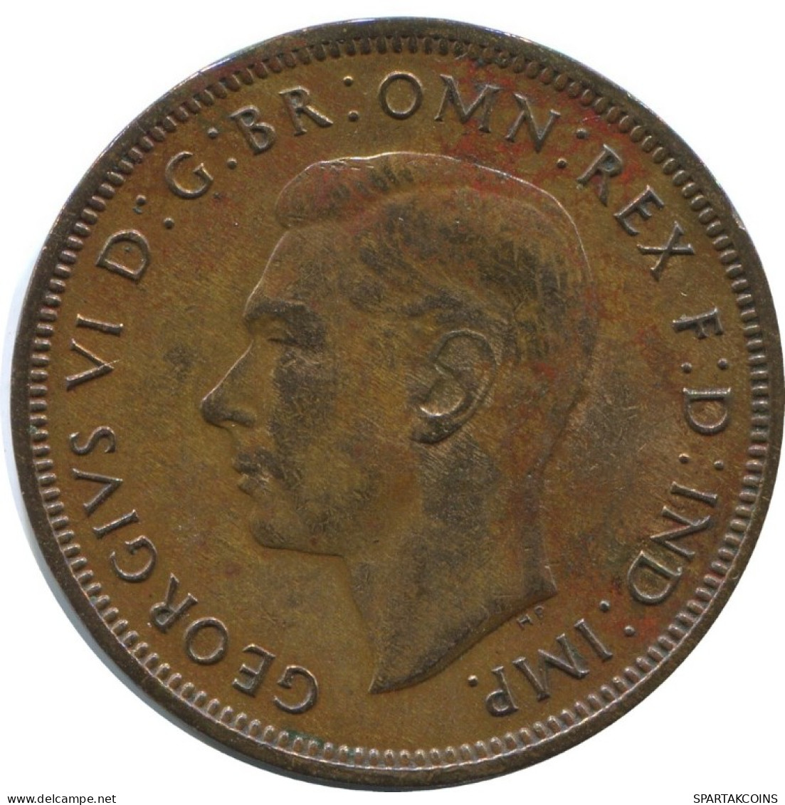 HALF PENNY 1946 UK GROßBRITANNIEN GREAT BRITAIN Münze #AG821.1.D.A - C. 1/2 Penny