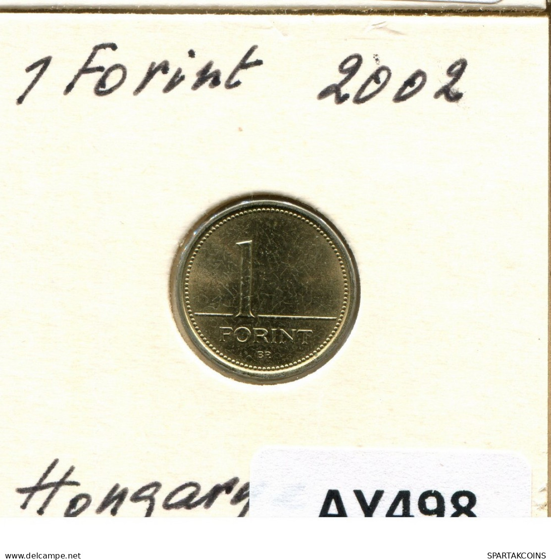 1 FORINT 2002 SIEBENBÜRGEN HUNGARY Münze #AY498.D.A - Hungría