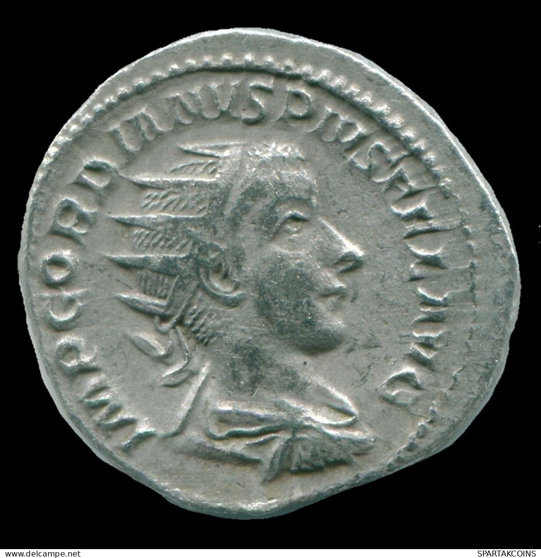 GORDIAN III AR ANTONINIANUS ROME Mint AD 240 P M TR P II COS P P #ANC13118.43.F.A - La Crisi Militare (235 / 284)