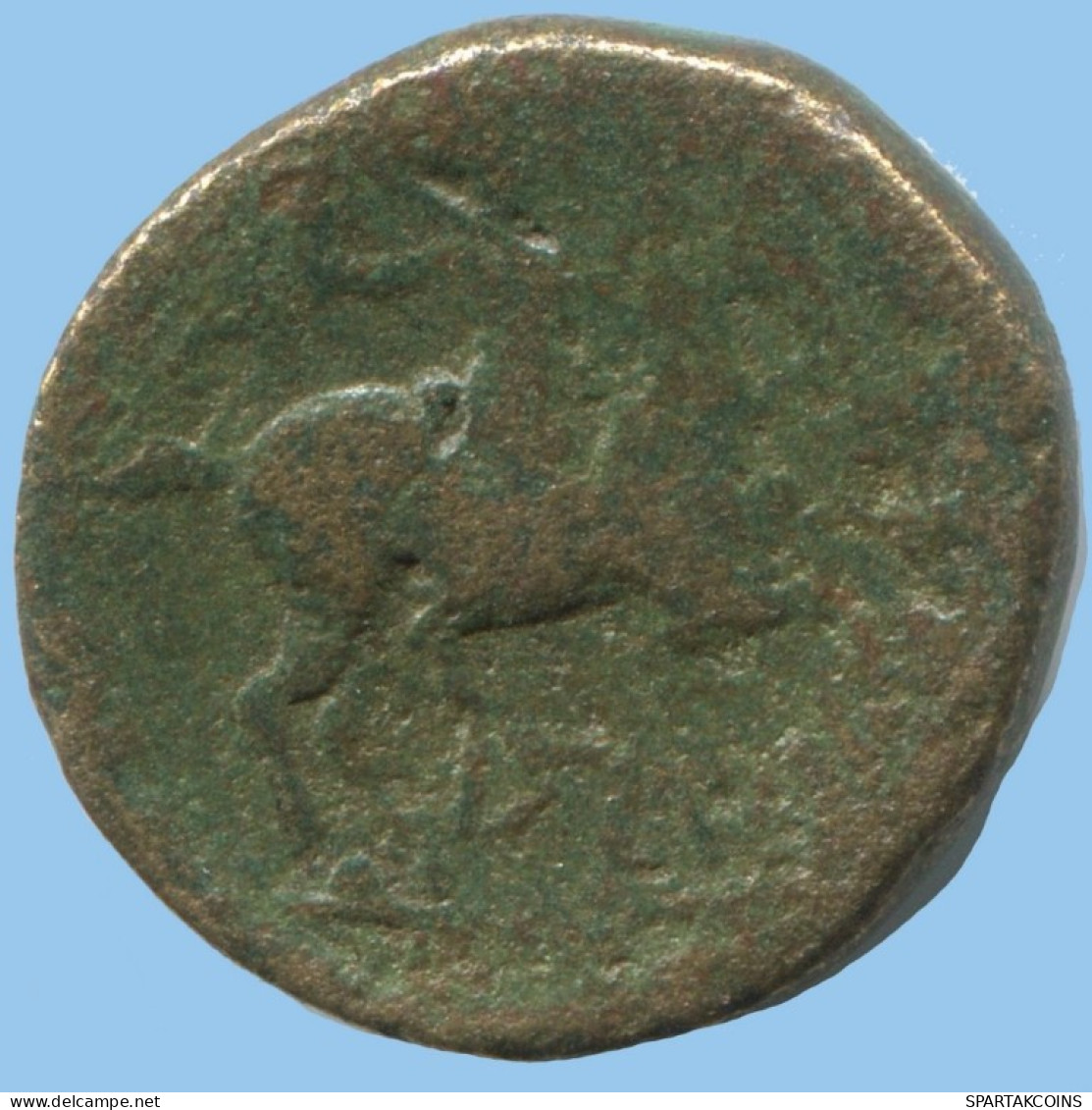 HORSEMAN AUTHENTIC ORIGINAL ANCIENT GREEK Coin 5.9g/18mm #AF876.12.U.A - Griekenland