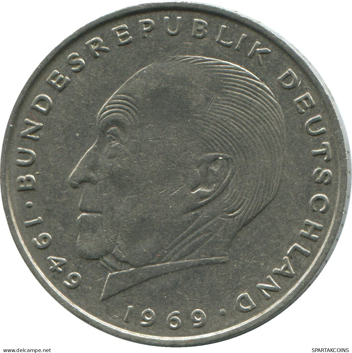 2 DM 1973 D BRD ALEMANIA Moneda GERMANY #DE10388.5.E.A - 2 Marchi