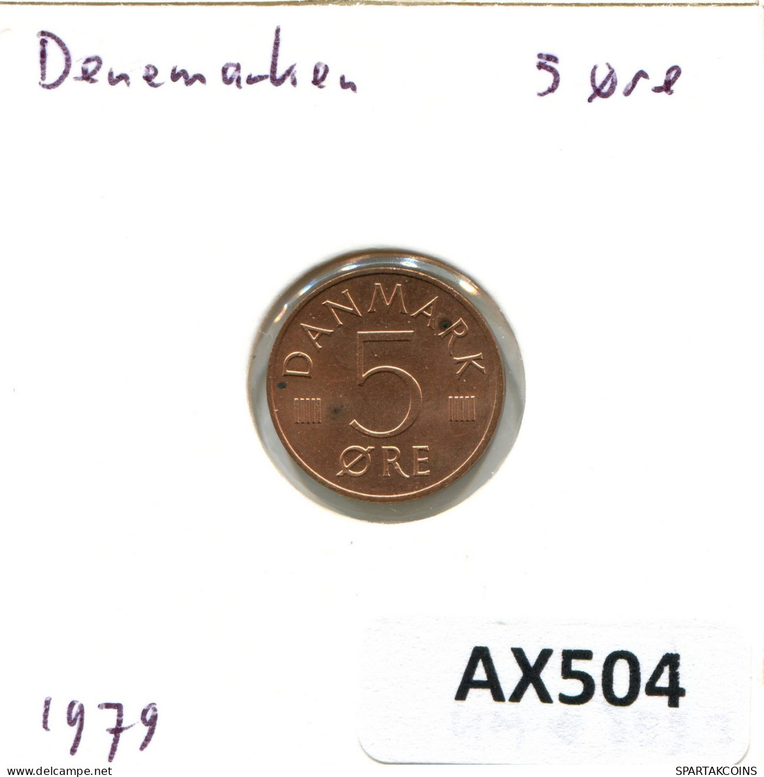 5 ORE 1979 DANEMARK DENMARK Pièce Margrethe II #AX504.F.A - Danimarca