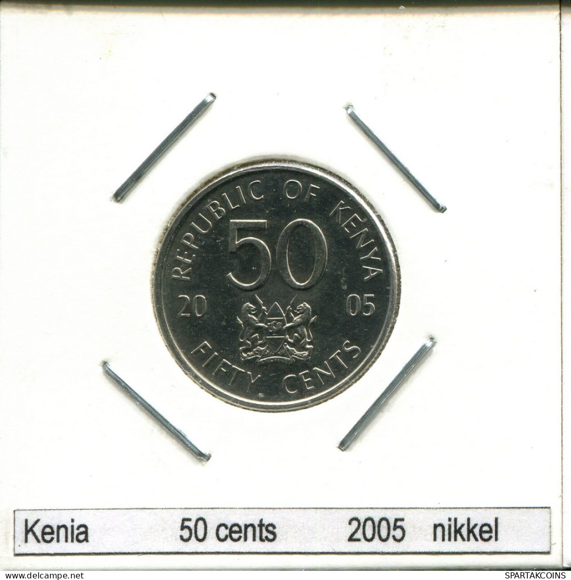 50 CENTS 2005 KENYA Moneda #AS339.E.A - Kenya