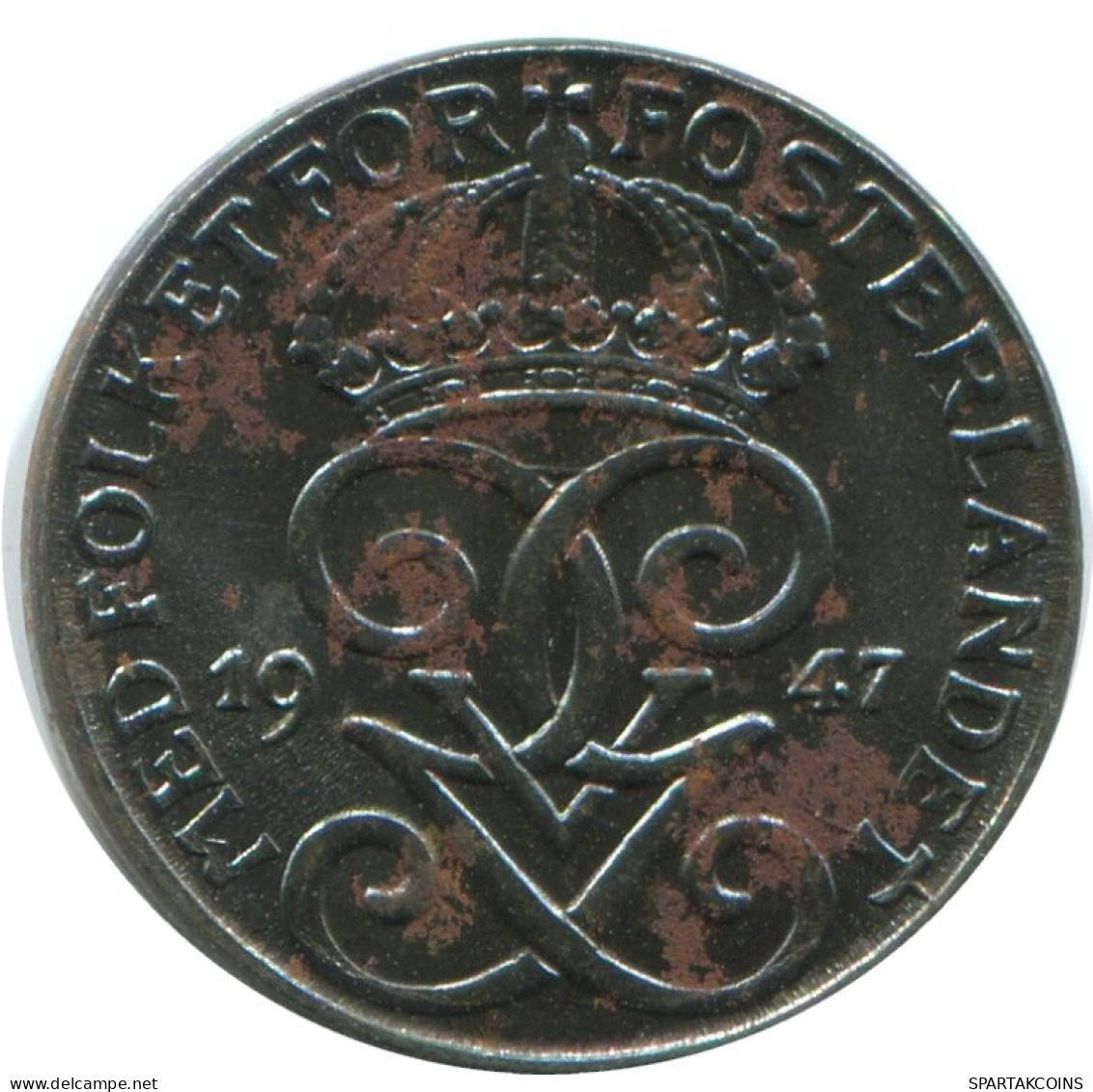 1 ORE 1947 SWEDEN Coin #AD367.2.U.A - Sweden