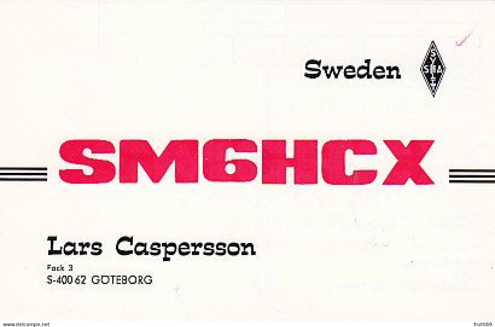 AK 210718  QSL - Sweden - Göteborg - Amateurfunk