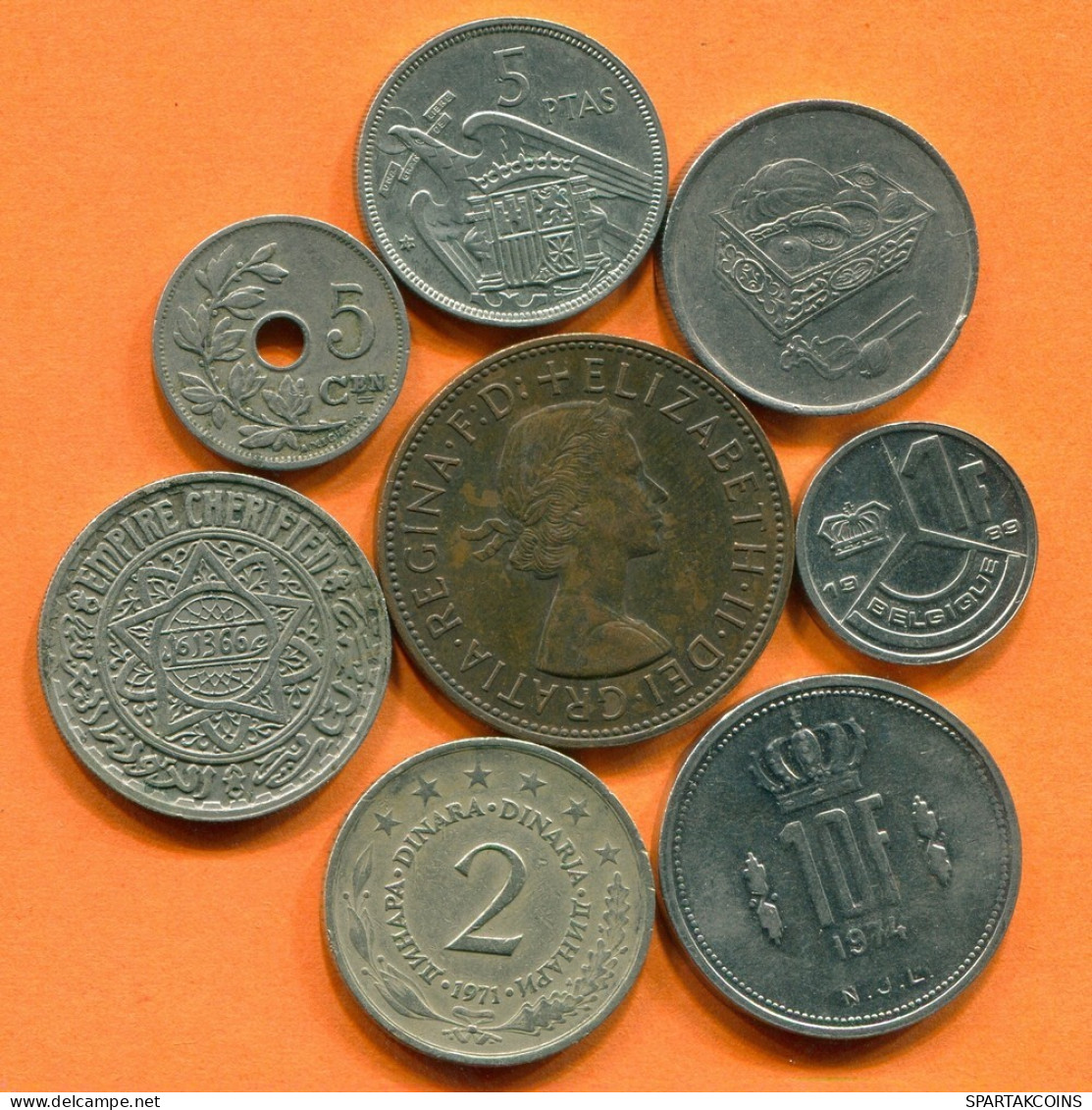 Collection WORLD Coin Mixed Lot Different COUNTRIES And REGIONS #L10402.1.U.A - Andere & Zonder Classificatie