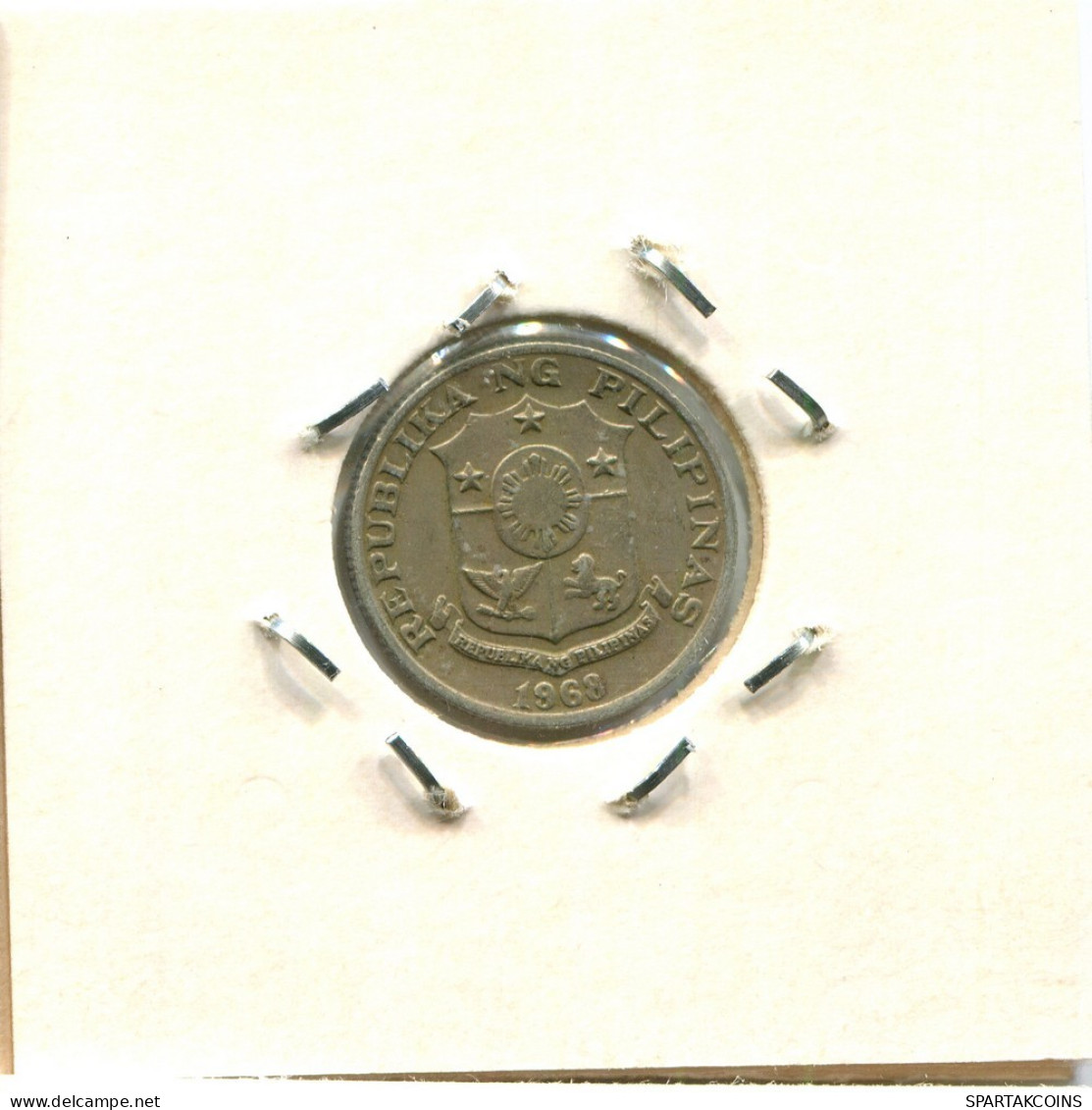 10 SENTIMOS 1968 PHILIPPINES Coin #BA092.U.A - Filippine