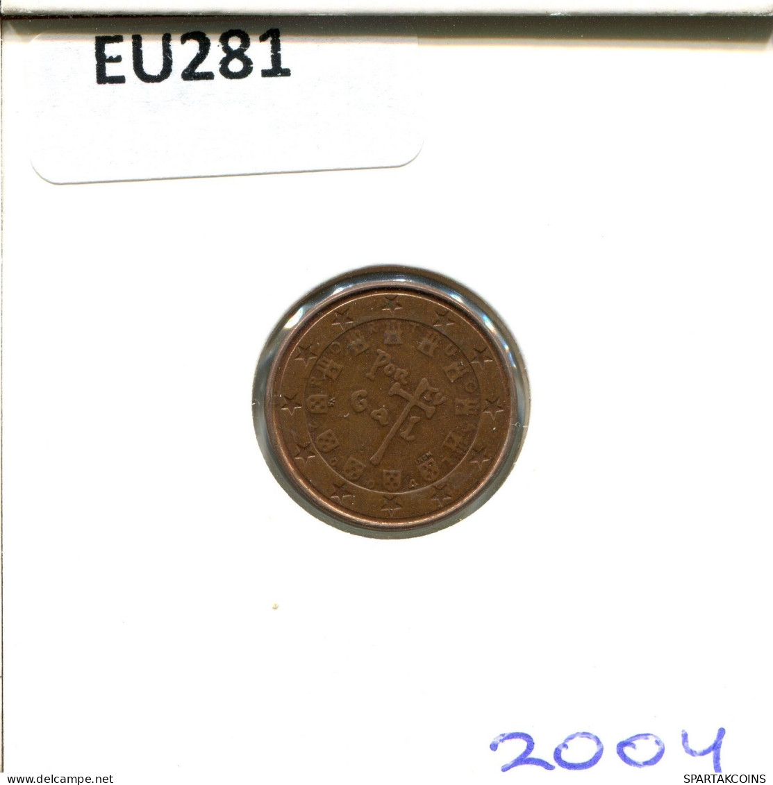 1 EURO CENT 2004 PORTUGAL Moneda #EU281.E.A - Portugal