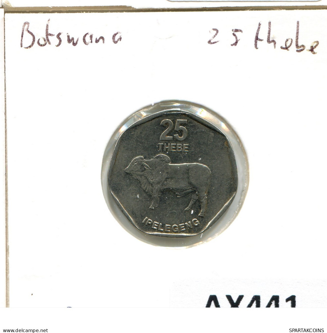 25 THEBE 1998 BOTSWANA Münze #AX441.D.A - Botswana